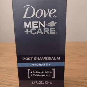 Dove Men + Care Post Shave Balm Hydrate 3.4 oz New In Box